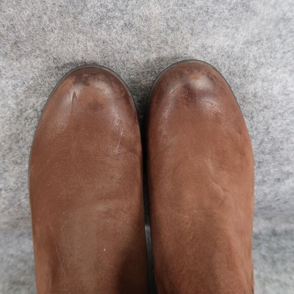 David Tate Shoes Women 6 Bootie Casual Leather Comfort Gore Panel Zip Ankle Boot - Picture 9 of 15